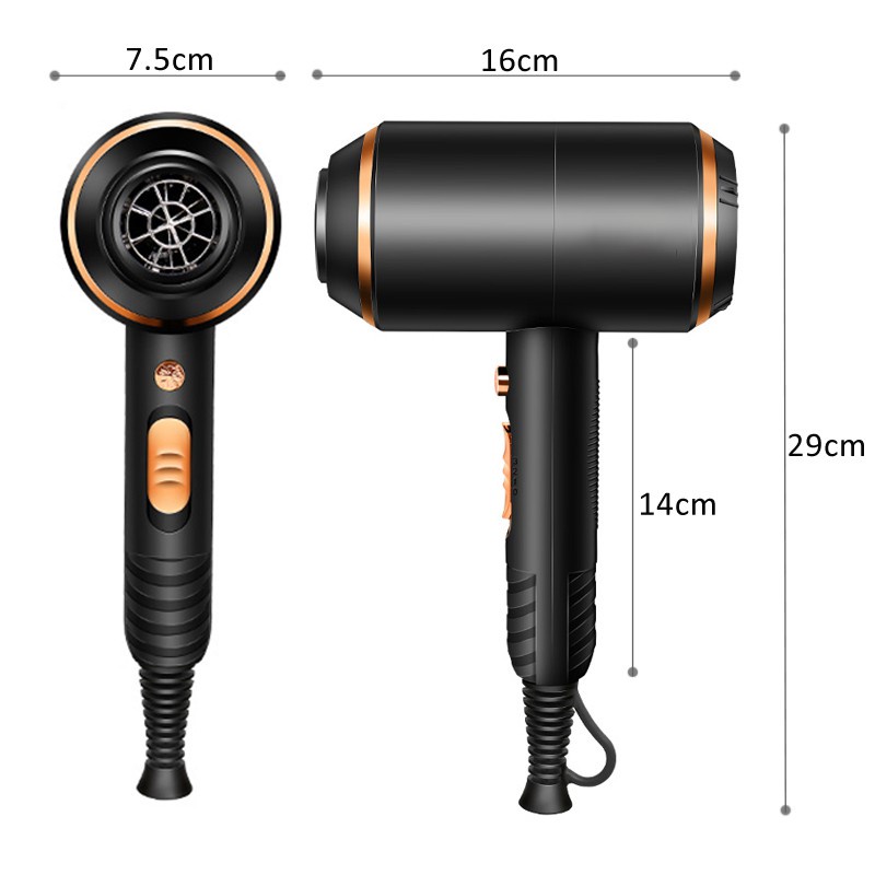 Máy Sấy Tóc Tạo Kiểu 2 Chế Độ Nóng/ Lạnh Kemei KM-8896