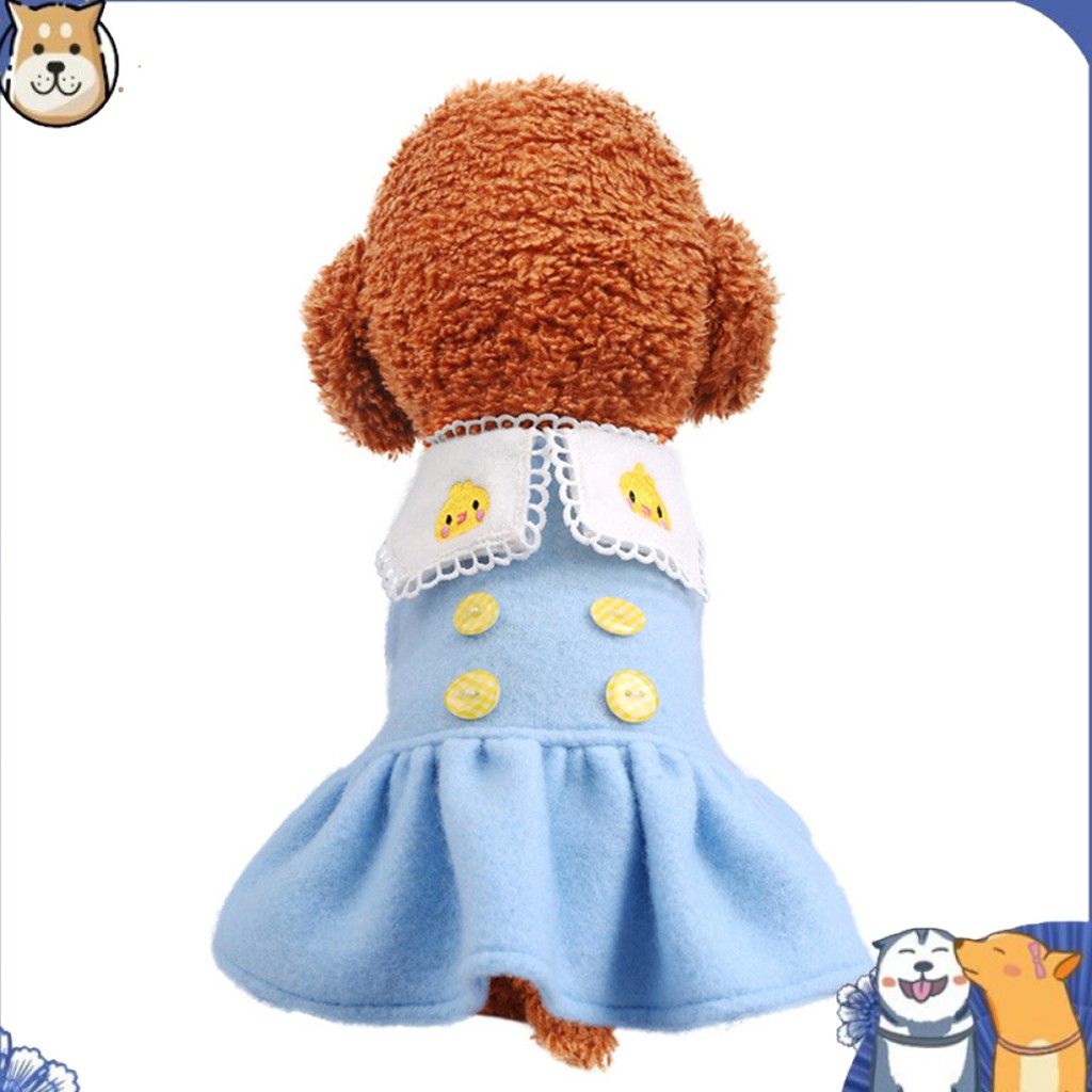 Áo Khoác Giữ Ấm Hình Gà Con Cho Thú Cưng