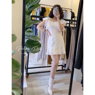 Đầm, váy trắng đuôi cá Rose