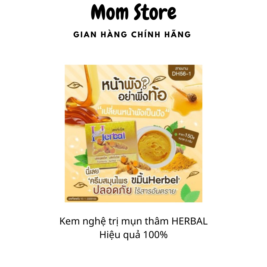 Kem nghệ Herbal Thái Lan (hộp vàng)