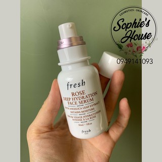 [30ml] Serum dưỡng ẩm Fresh Rose Deep Hydration Face Serum