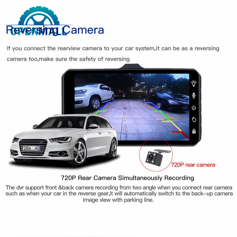 Camera hành trình DVR 1080P cấp độ phân giải 1080P cho xe hơi