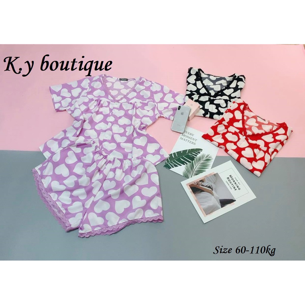 Bộ lụa Đùi + Lửng bigsize 60-110kg