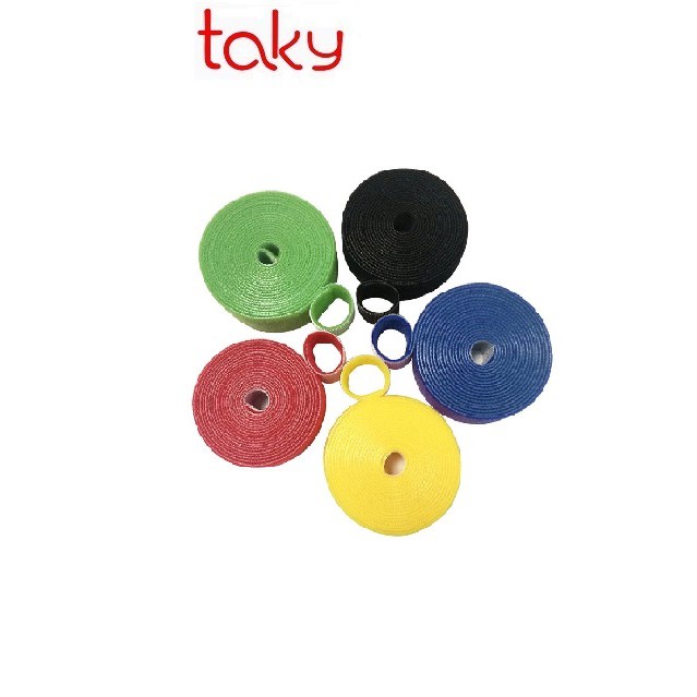 Cuộn Băng Gai - Taky, Bó Gọn Gàng, Buộc Dây Cáp Sạc, Tai Nghe, Dây Điện Tiện Dụng Trong Gia Đình. 5677