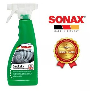 Chai xịt dung dịch khử mùi trên xe - sonax smokeex 500ml