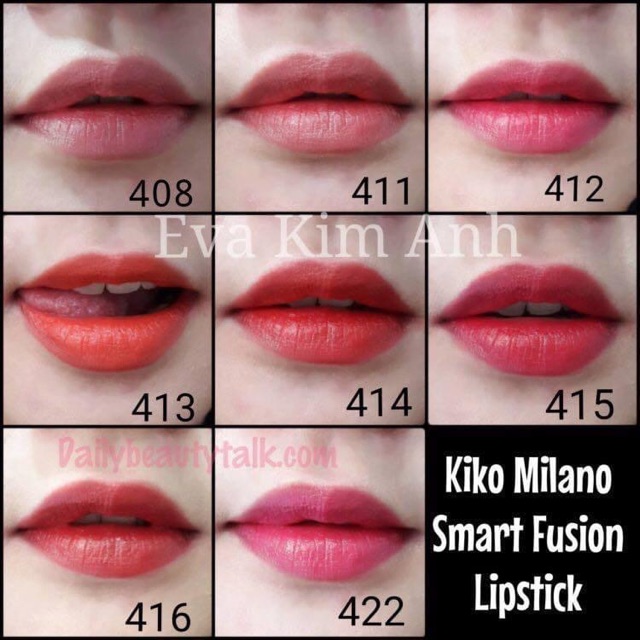 Son môi Kiko Milano Smart Fusion Lipstick xách tay từ Hà Lan