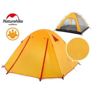 Lều cắm trại cao cấp Naturehike màu cam 4 người