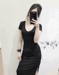 Combo 10 váy thun gân body
