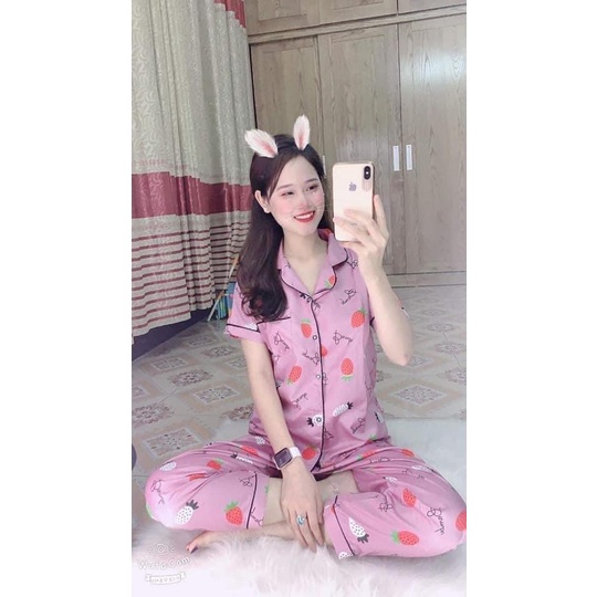 [99k/3b RẺ VÔ ĐỊCH] Bộ Pijama Áo Cộc Quần Dài Chất Kate Thái Họa Tiết Siêu Xinh, Cực HOT | BigBuy360 - bigbuy360.vn