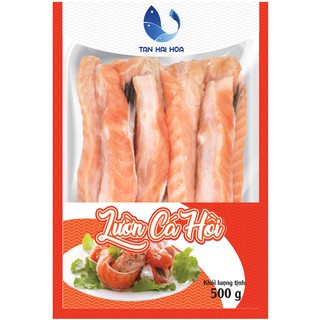 Lườn cá hồi tân hải hòa loại lớn khay 500g