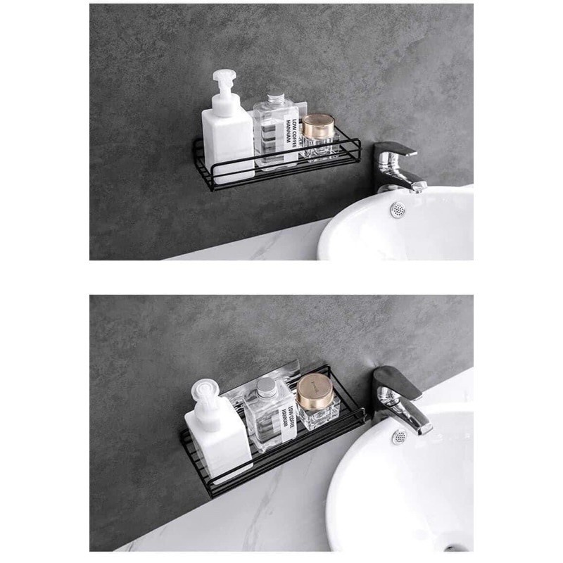 Kệ Dán Tường Trang Trí Hình Chữ Nhật-Dính như keo 502