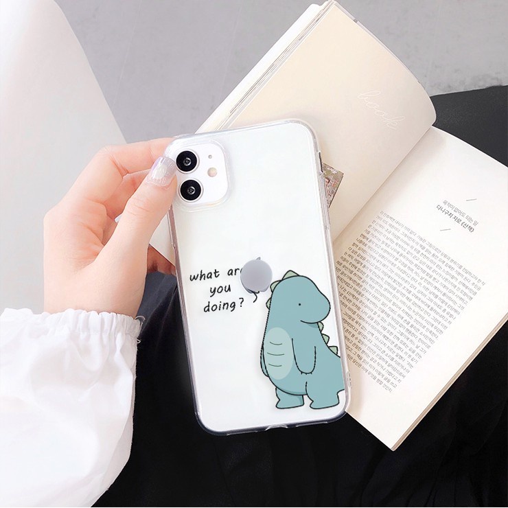 Ốp IPHONE hình khủng long tinh nghịch đủ các dòng 6/6S/7/8/X/11/12/13 Plus Pro Max T20 | BigBuy360 - bigbuy360.vn