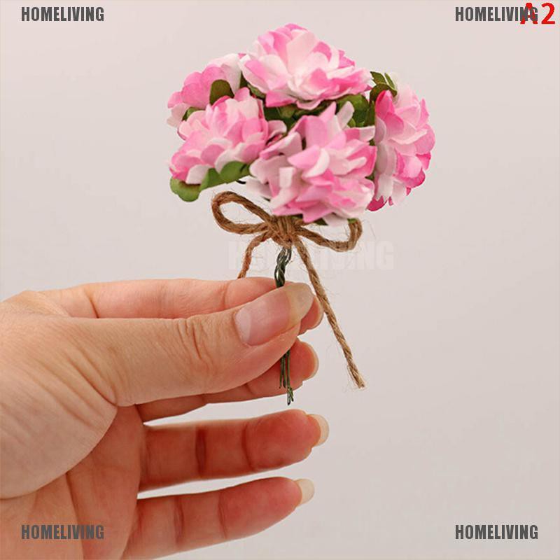 [Homeliving] Bó Hoa Hồng mini Thắt Nơ Bằng Tay Cho Nhà Búp Bê