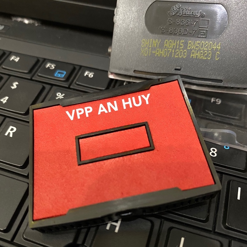 Tampon dấu vuông Shiny S-836D / Khay mực dấu vuông Shiny S-836D