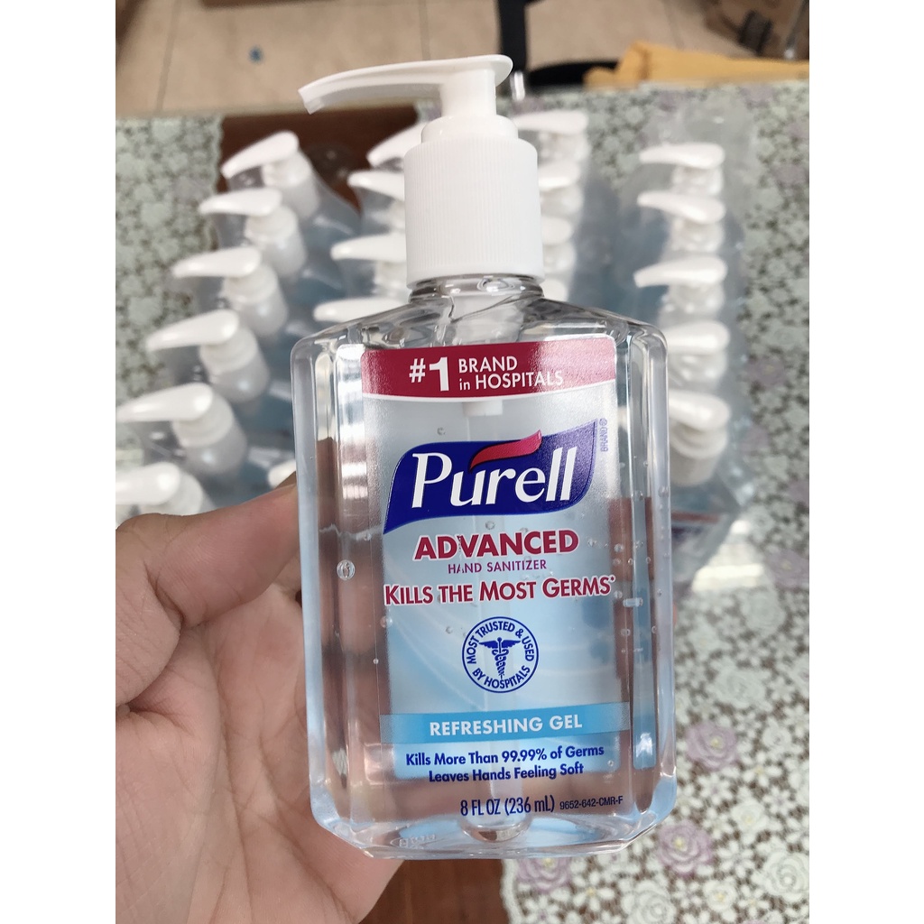 Gel rửa tay khô Purell Hand Sanitizer trắng (236ml)