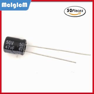 Set 50 phụ kiện tụ điện phân nhôm 47uF 50V 6.3*7