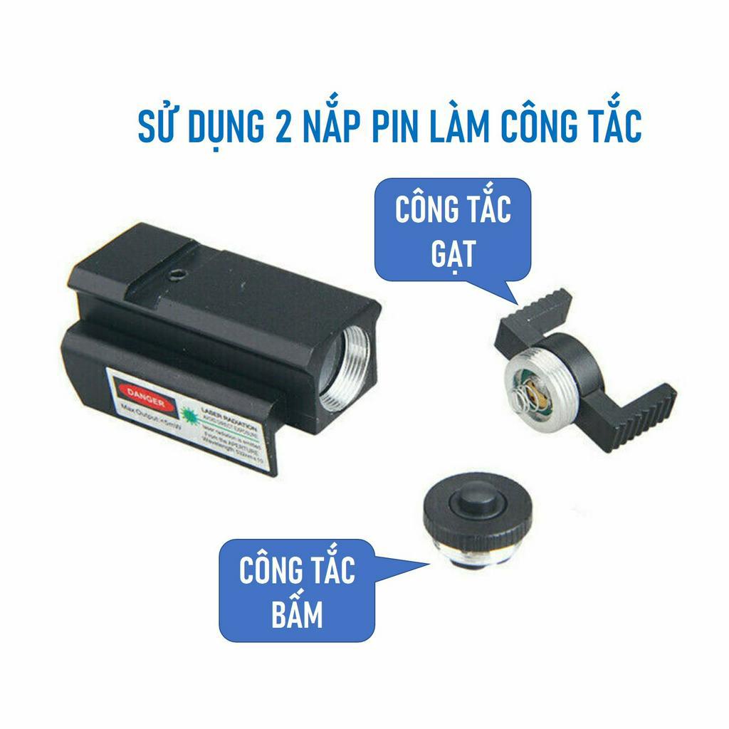 Đèn LAZE Con Gián Kim Loại Tia Đỏ, Phụ Kiện Ná Cải Tiến, Nerf, Thạchh | Đô Shop