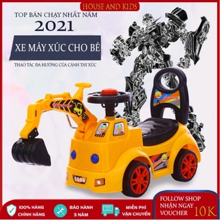 ⚡FREESHIP⚡ Xe cẩu chòi chân bằng nhựa cao cấp cho bé giúp bé vận động rèn luyện kỹ năng