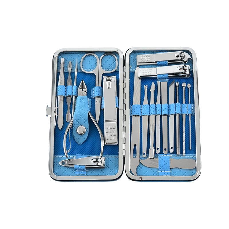 Bộ Bấm Móng Tay 19 Món Thép Không Gỉ-Bộ Cắt Móng Tay Cao Cấp