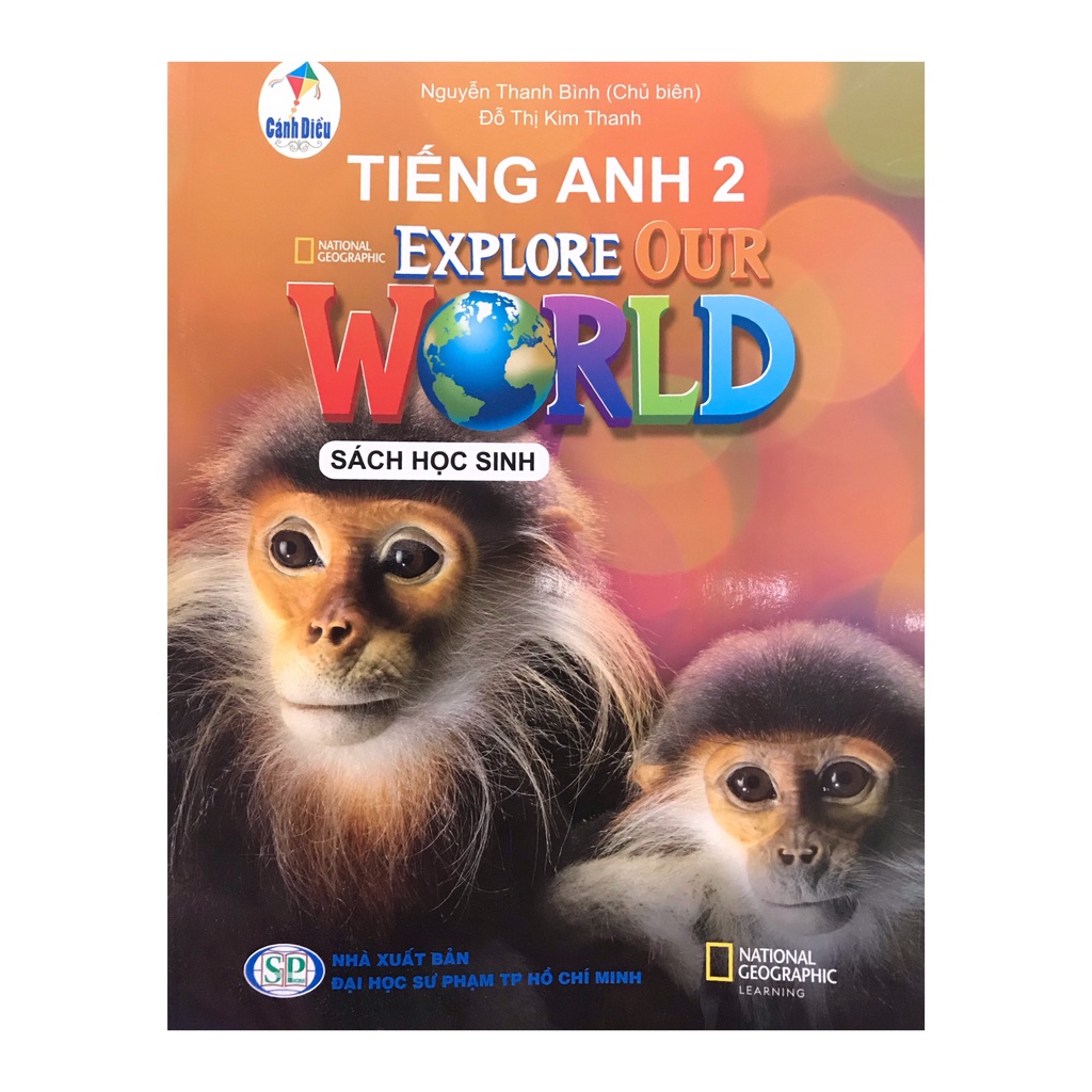Sách - Tiếng anh 2 học sinh ( explore our Cánh diều ) + bán kèm 1 sách tô màu 15k