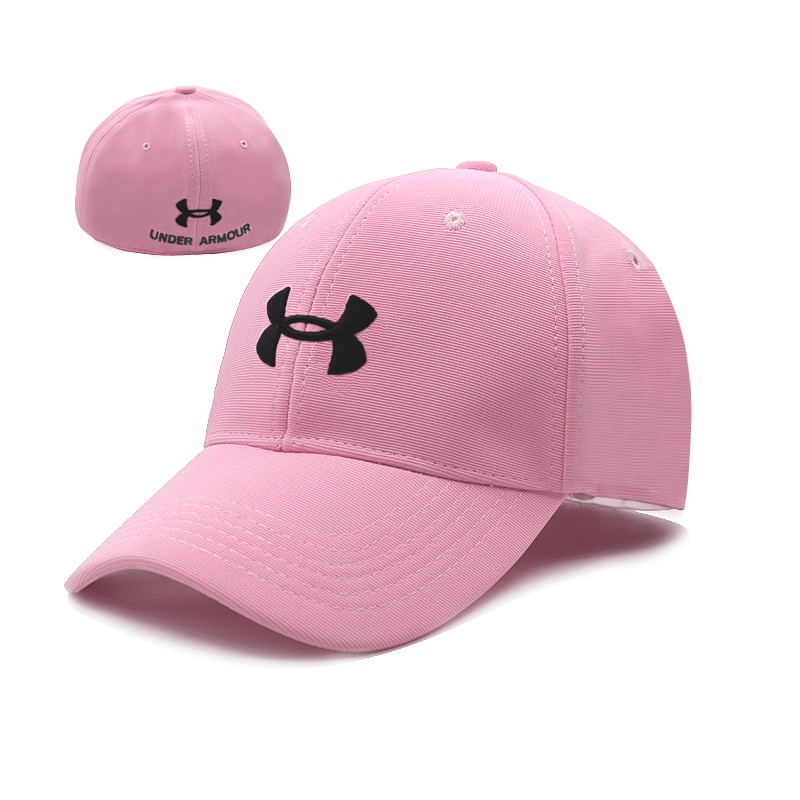 UNDER ARMOUR Mũ Lưỡi Trai Thêu Logo Under Armor Phong Cách Hàn Quốc