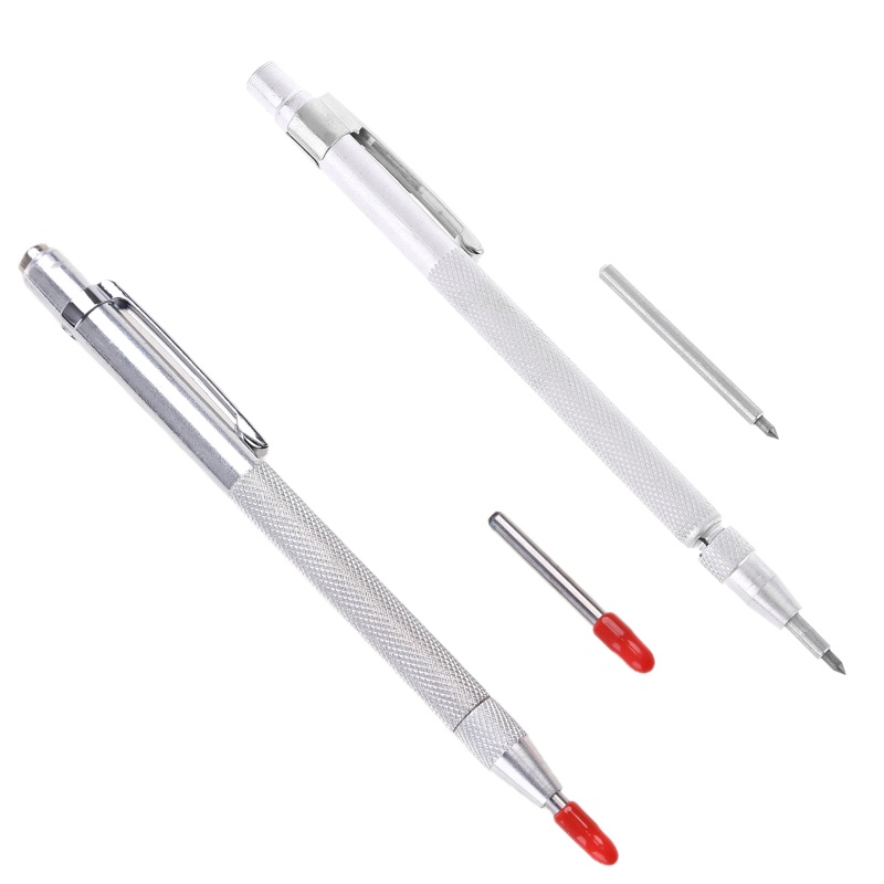 Bút Khắc Nhôm Cacbua Vonfram Di Động Có Kẹp Từ Tính Cho Kính / Gốm / Stee
