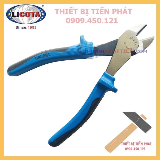 Kìm Cắt, Kềm Cắt LICOTA Cao Cấp 7&quot; - 180mm APT-36006BSL Thép CR-V (Chính Hãng CRV)