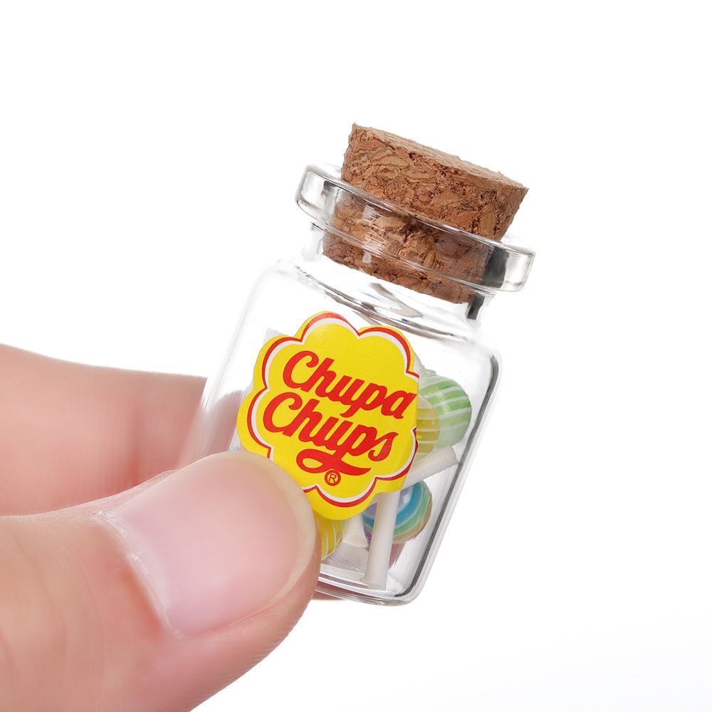 Lọ kẹo mút mini tỉ lệ 1/12 dành cho trang trí nhà búp bê đáng yêu