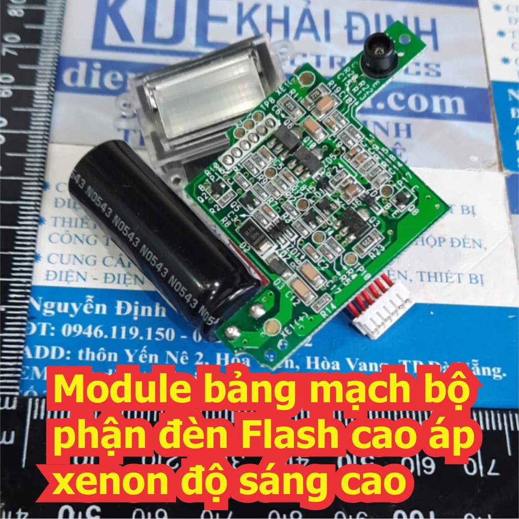 Module bảng mạch bộ phận đèn Flash cao áp xenon độ sáng cao kde7328