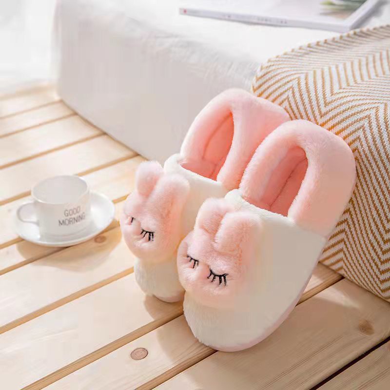 Dép Cotton Đế Dày Thời Trang Mùa Đông Dành Cho Nữ