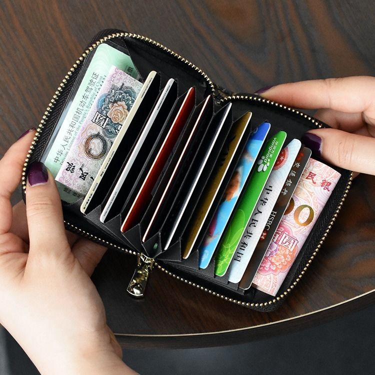 Ví nữ cầm tay phối dây kéo họa tiết hoa vintage thời trang