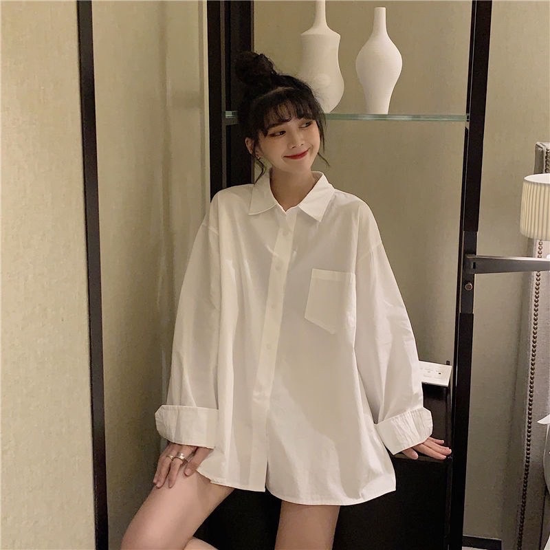 Áo sơ mi hàng si 05 chốt mẫu trên livetream