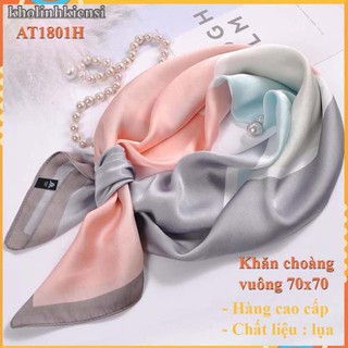Khăn Choàng cao cấp- khăn lụa vuông hàng chính hãng- sỉ bằng lẻ 1801
