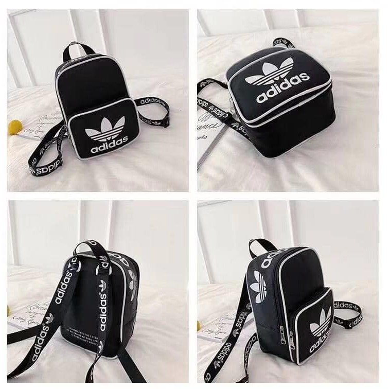 Balo mini ADIDAS xuất xịn vải dù in hoa văn hoạ tiết nhiều màu