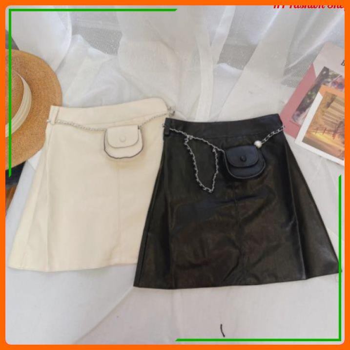 [Hàng xịn] [FreeShip-Hàng Cao Cấp] Chân váy da kèm túi ví Chân váy ngắn | BigBuy360 - bigbuy360.vn