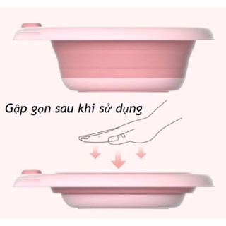 Chậu rửa mặt gấp gọn chú Hổ