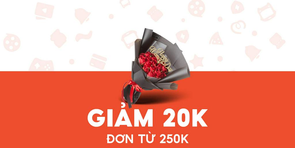 - Hoa của Mơ & Bơ - Giảm 20K Bó hoa Jenna