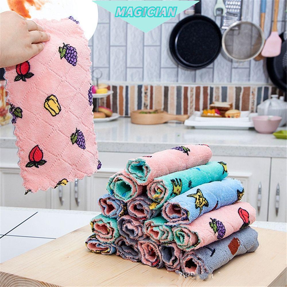 Khăn Lau Mềm Mại Dày Dặn Thấm Hút Nước Nhanh Khô Cho Nhà Bếp