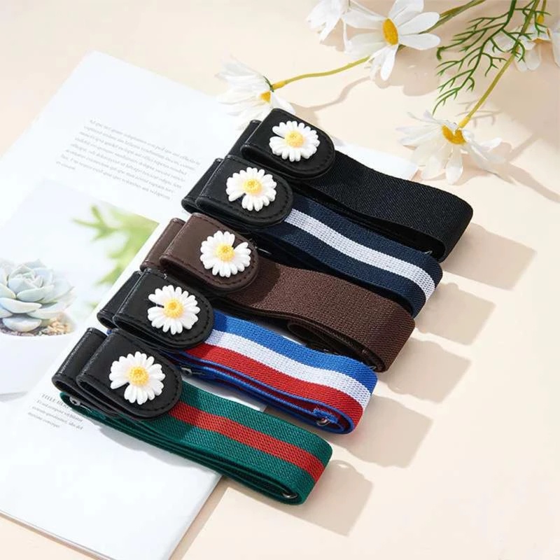 Thắt Lưng Không Khóa Co Giãn Có Thể Điều Chỉnh Thời Trang Dành Cho Nam Và Nữ