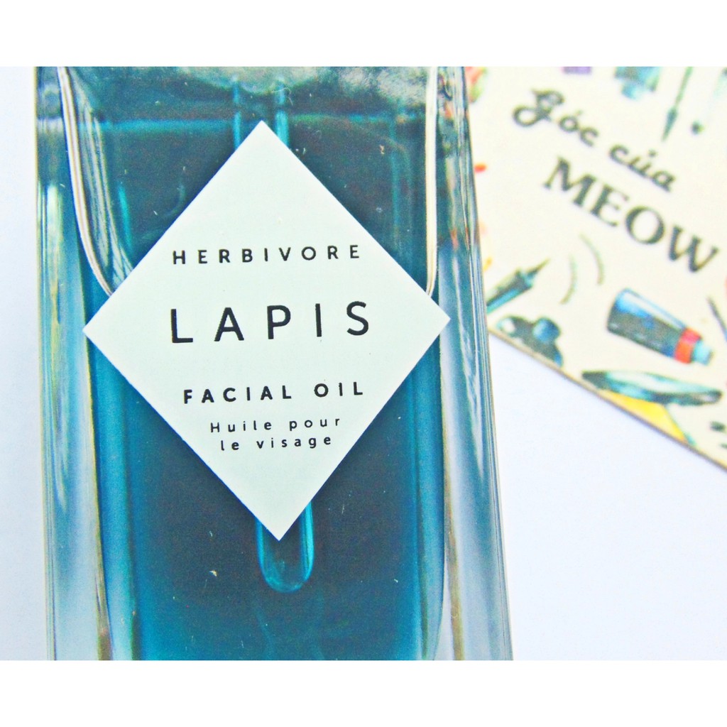 Dầu dưỡng Herbivore Lapis Blue Tansy Face Oil - For Oily & Acne-Prone Skin cho da dầu mụn, nhạy cảm
