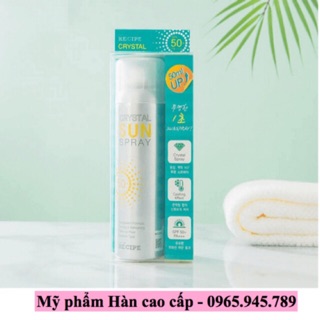 xịt chống nắng giá rẻ/Freeship từ 150k/ Xịt chống nắng Crystal Sun Spray