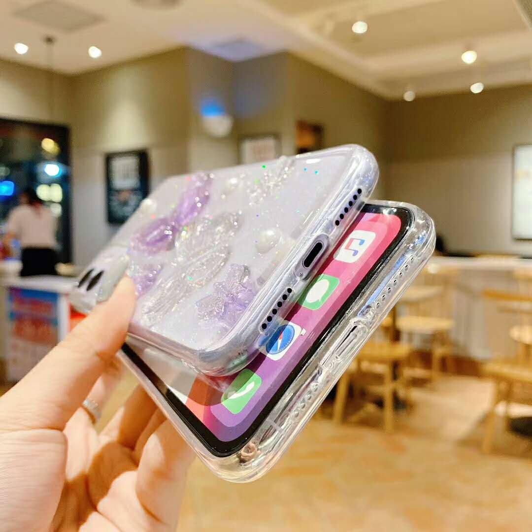 Ốp Điện Thoại Tpu Silicon Mềm Trong Suốt Hình Bướm 3d Cho Iphone 11 Pro Max Se2 X Xs Max Xr 7 8 Plus | BigBuy360 - bigbuy360.vn