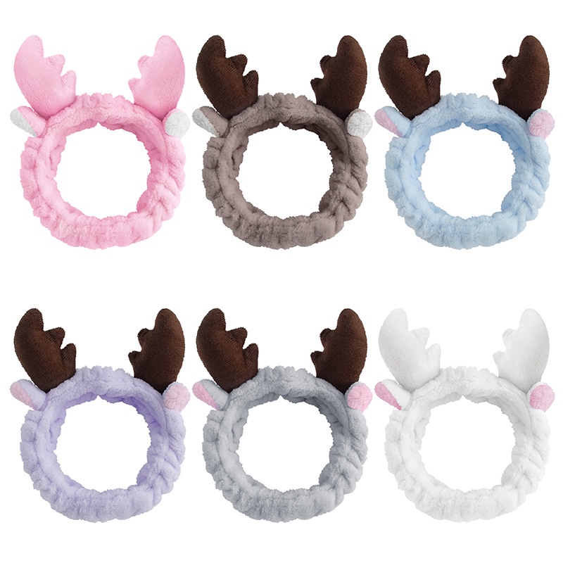 Băng đô hình sừng hươu đơn giản dễ thương cho nữ