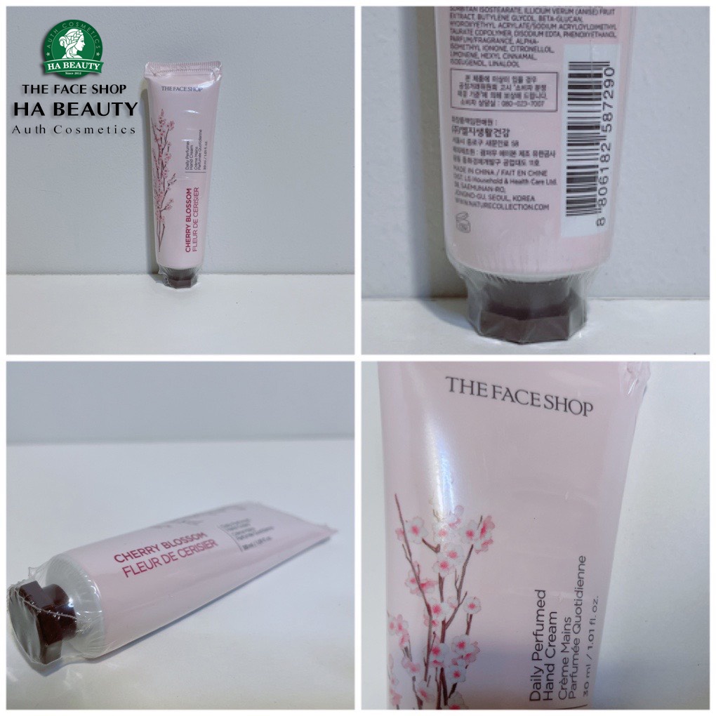 Kem dưỡng da tay cung cấp ẩm hương nước hoa thơm dịu The Face Shop Daily Perfume Hand Cream 30ml