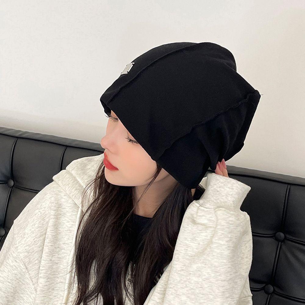 Nón Dệt Kim Giữ Ấm Tai Thời Trang Đường Phố Cho Nam Nữ