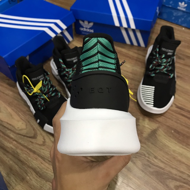 | Ảnh Thật | Giày Adidas EQT Đen Xanh