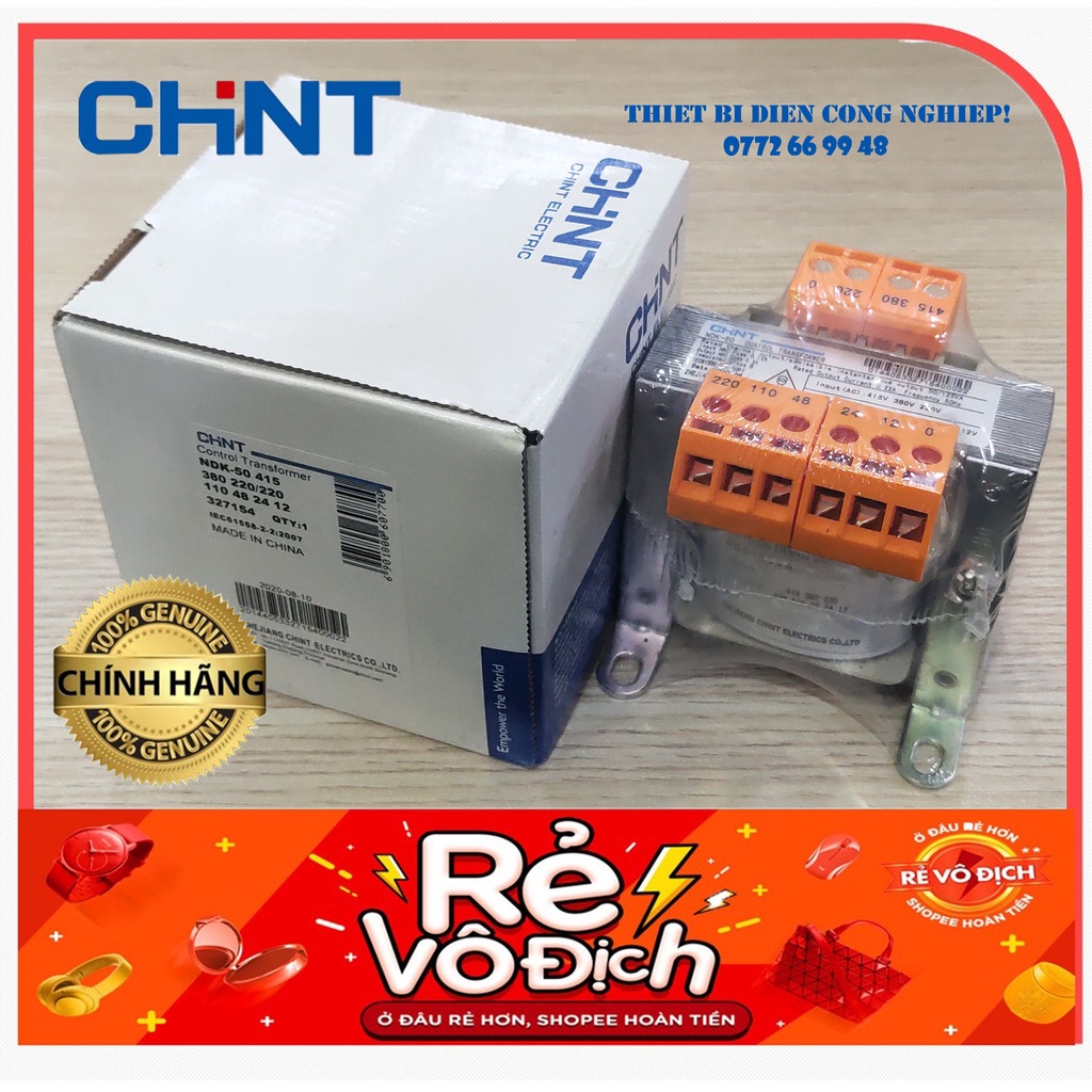 Biến áp cách ly NDK-50VA Chint