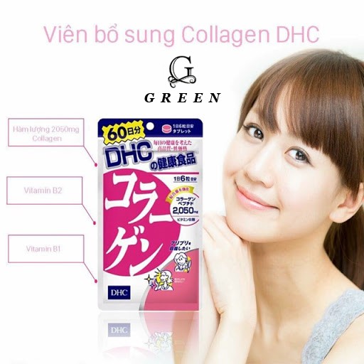 Viên uống làm đẹp da DHC Collagen Nhật Bản 60 Ngày (360 Viên) mã G08 - GREEN STORE | BigBuy360 - bigbuy360.vn
