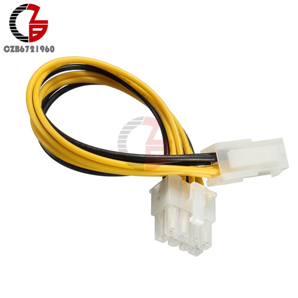 20cm 4 Pin Female to Male 8 Pin ATX EPS 12v Connector Adapter PCIe Joint Cable | BigBuy360 - bigbuy360.vn