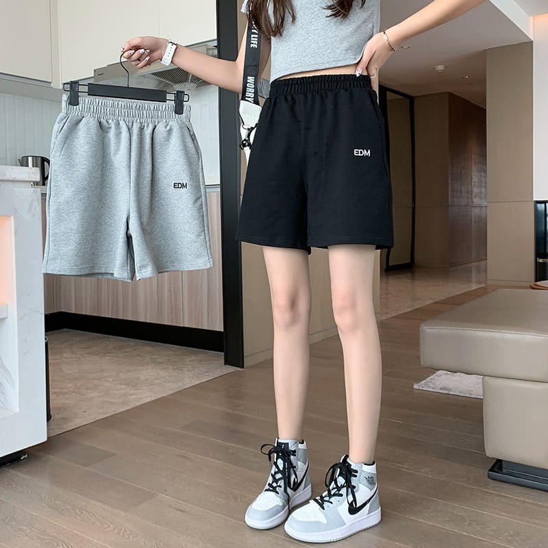 Quần short Unisex cạp chun EDM quần đùi nam nữ thể thao đi chơi chất thun mềm mát - VIETCEN | BigBuy360 - bigbuy360.vn